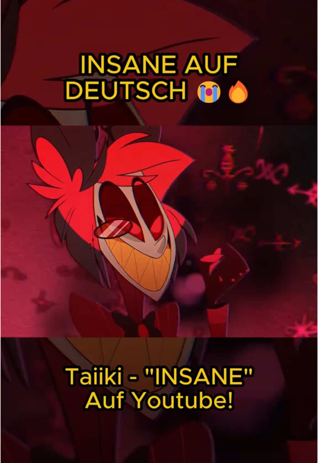 Da-da, da-da-da-da ❤️🕺 #Taiiki #hazbinhotel #insane #songcover #fyp #alastor #singing #hazbinhotelcover #vaggie #charliemorningstar #angeldust #niffty 