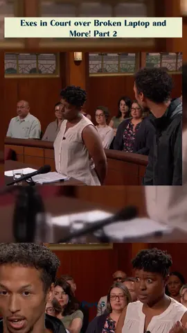 Exes in Court over Broken Laptop and More! Part 2 part 5 #judgejudy #judge #court #tvshow