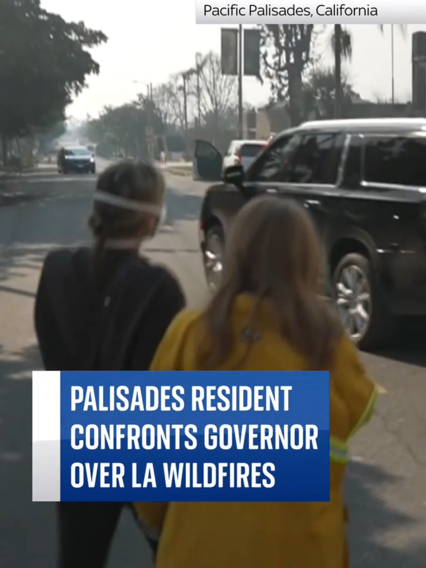 Moment #Palisades resident confronts #California governor #GavinNewsom over LA #wildfires