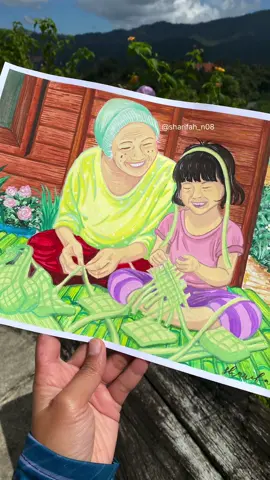 Replying to @zull Part 2 sesi mewarna. Akak guna Gouache tau. Sama je dfn poster color. Semoga bermanfaat. Soalan 1 PSV SPM 2024.