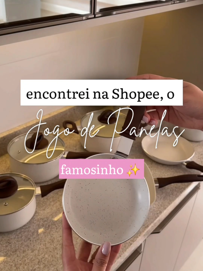 link e id nos comentários! jogo de panelas perfeito da shopee 🩷 #panelas #jogodepanelas #panelasdeceramica #panelasvanilla #panelasdebrinox #donadecasa #cozinha 