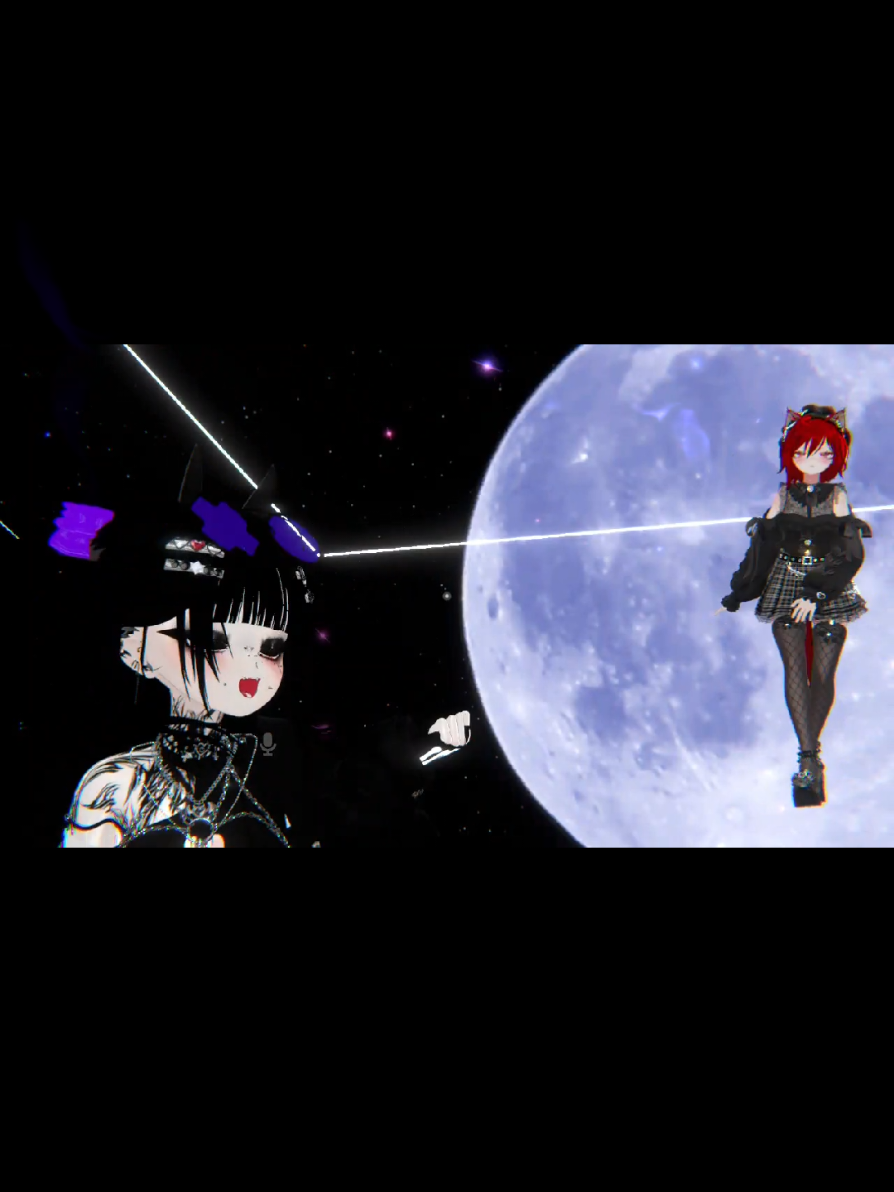 Las más góticas kpoperas ✨@IZARISS_DEMON me encanto grabar esto contigo chiqlla #vrchatfriendship #vrtuber #vrchatgirl #waifu #vrchatcommunity #aesthetic #kpopfyp #vrchatmoments 