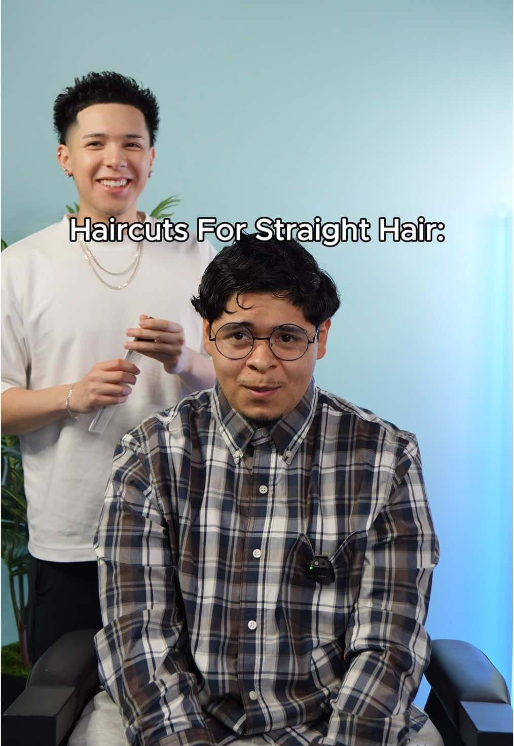Middle Part Blowout 😮‍💨🔥 #vancouverbarber #barber #haircut #fyp #barbertok #foryou 