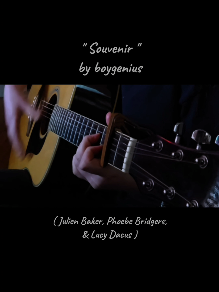 lucy's verse is my fav 🤍 hope u enjoy! sry it's long 🙃 🦷 | #boygenius #souvenirboygenius #guitarcover #acousticguitar #fyp 