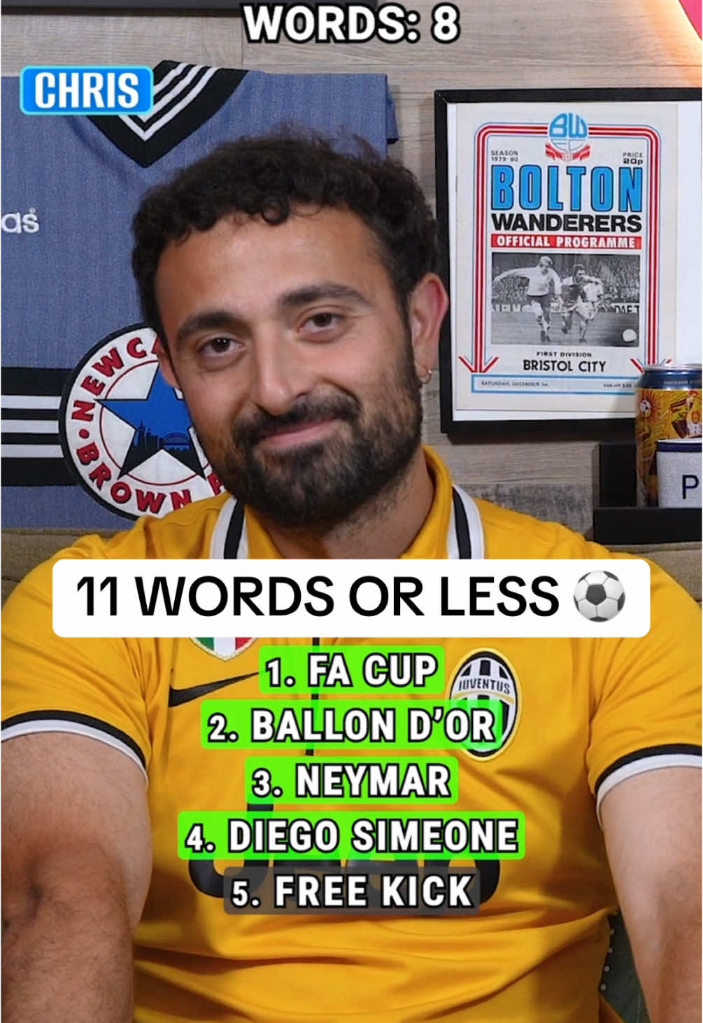 How many words would you have gotten it in? 👀 #football #Soccer #footballgames #footballquiz #ballknowledge #facup #neymar #ballondor 