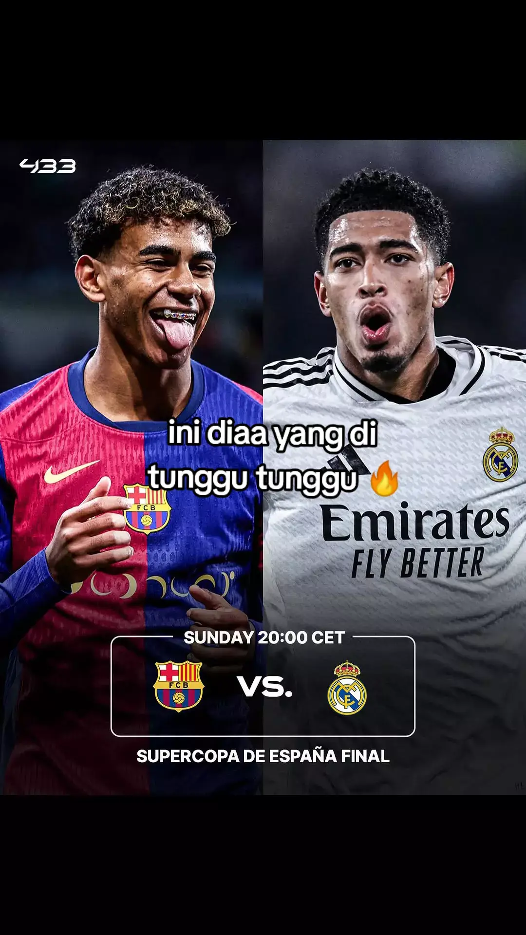 elclasico 🔥 #realmadrid #barcelona #final #ElClasico #halamadrid #viscabarca #laliga #supercopa #supercopadeespaña #viral #fyp #foryou #foryoupage 