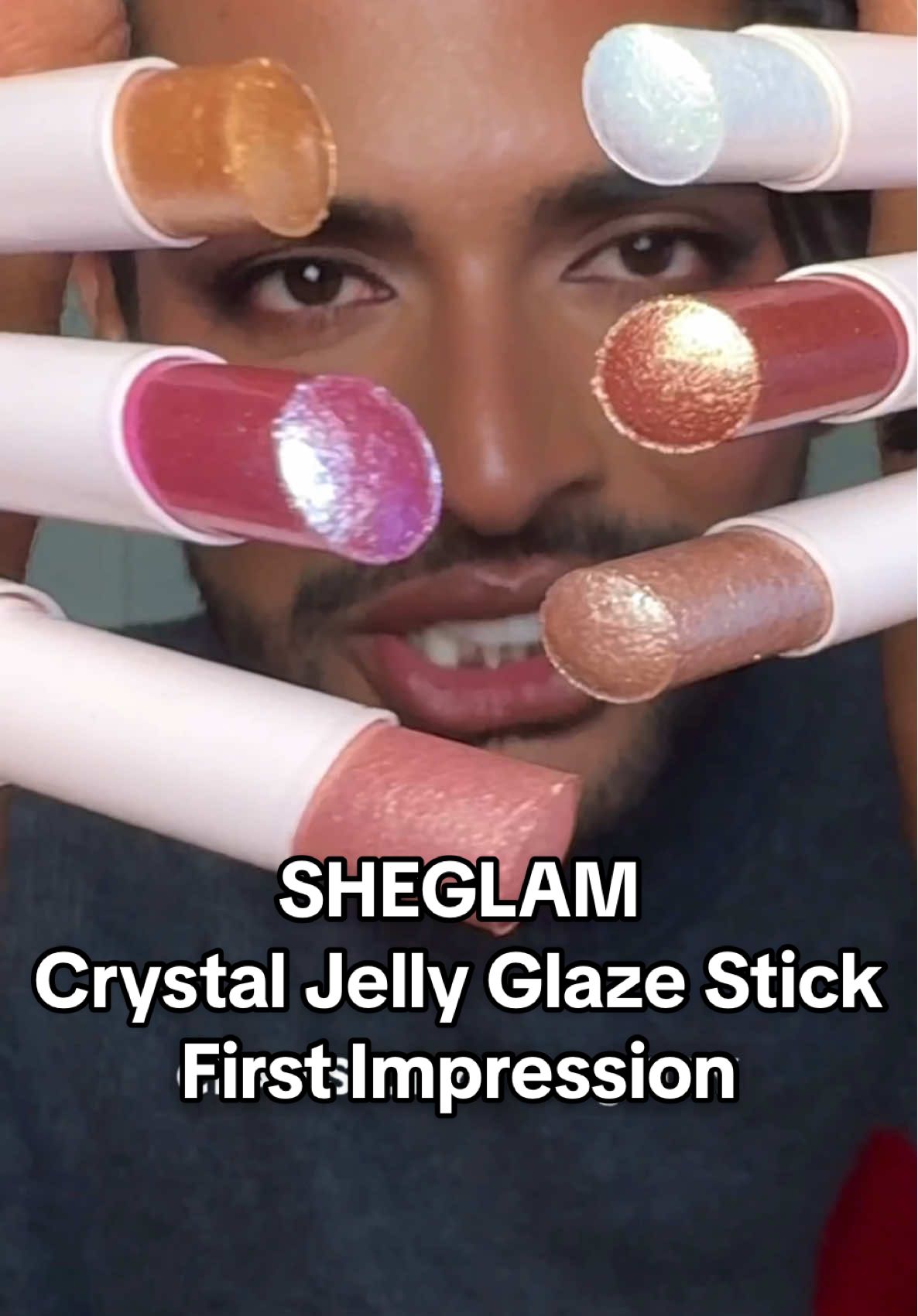 This $7.99 Jelly Glaze Stick is Dreamy AF! @SHEGLAM ✨✨✨✨  It’s cheap, it’s high shine but very glass Iike! I didn’t experience any fall out and it makes sense why it’s Viral! #sheglam #sheglamcrystaljellyglazestick #eyeshadow #glittereyeshadow #BeautyTok #makeup 