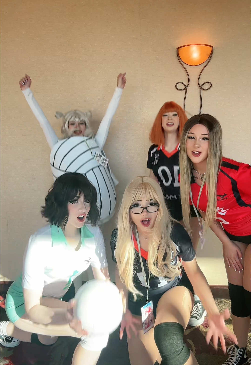 TRIPLE DOG DARE HAIKYUU EDITION @cat @marmar @･:*+.☆ Zya ☆.+*:•. @seren #haikyuucosplay #haikyuu #kenmacosplay #tsukishimacosplay #oikawacosplay #ichibancon 