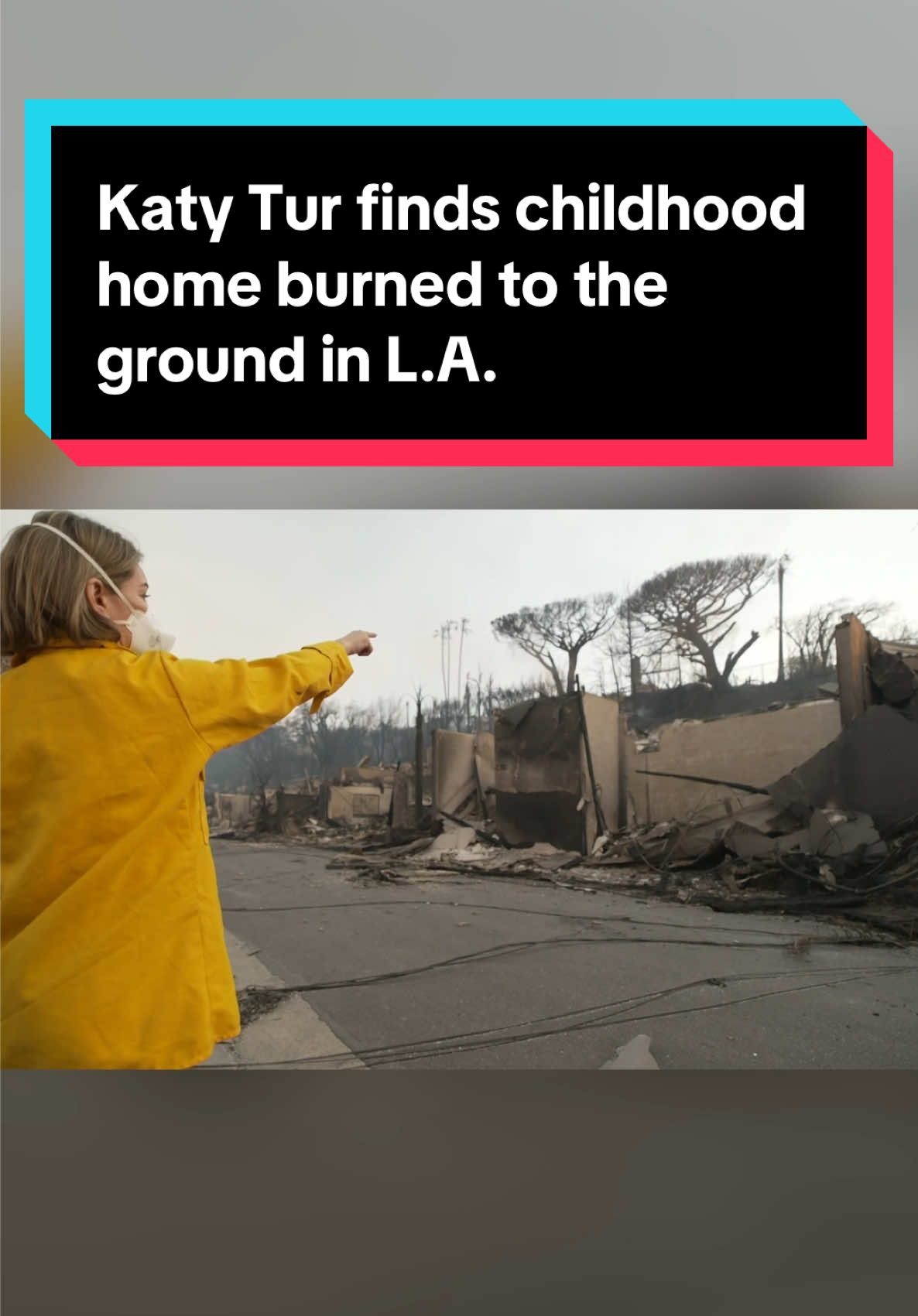 MSNBC's Katy Tur finds her childhood home burned to the ground in the Pacific Palisades area of Los Angeles.  Los Angeles City Fire Chief Kristin M. Crowley said “It is safe to say that the Palisades Fire is one of the most destructive natural disasters in the history of Los Angeles.” #wildfires #losangeles #california #emergency #news