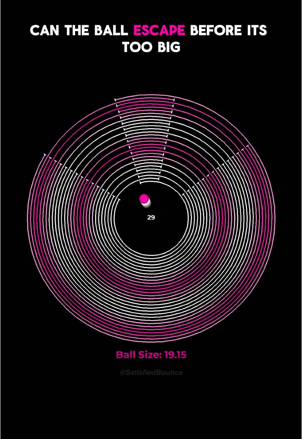 #satisfying #bouncingball #fyp #coding #viral #python 