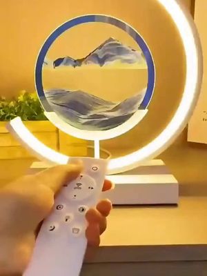 3D LED Quicksand Sandscaoe Night light