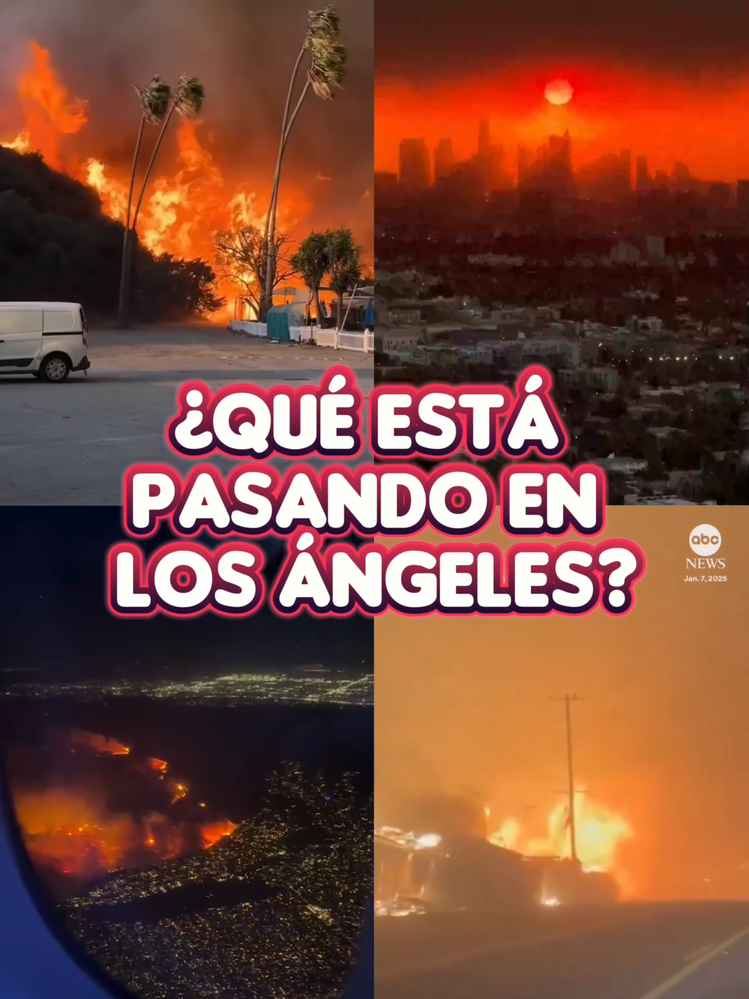 ¿Qué está pasando en Los Ángeles? 😢 - #California #incendios #incendioforestal