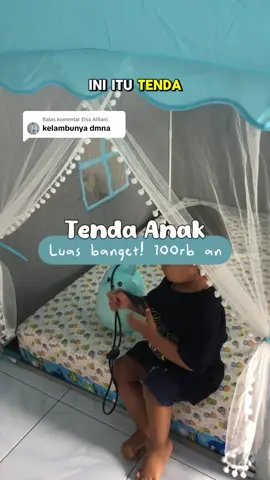 Membalas @Elsa Alfiani beliin anak ini auto seneng🥰✨ kasurnya terpisah beli disini  @Ibunya Najwan  #tendaanak #tendaanakmurah #tendaanakcastle 