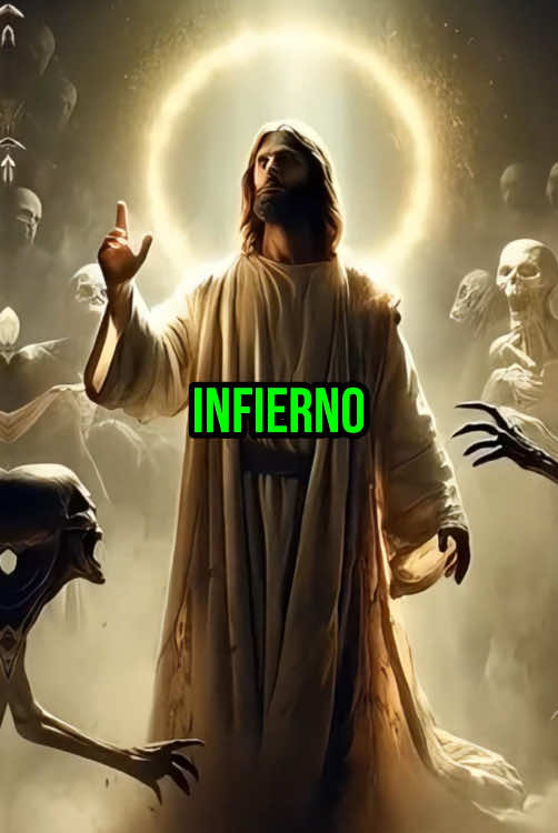 Jesús en el Infierno #jesus #jesucristo #biblia #misterio 