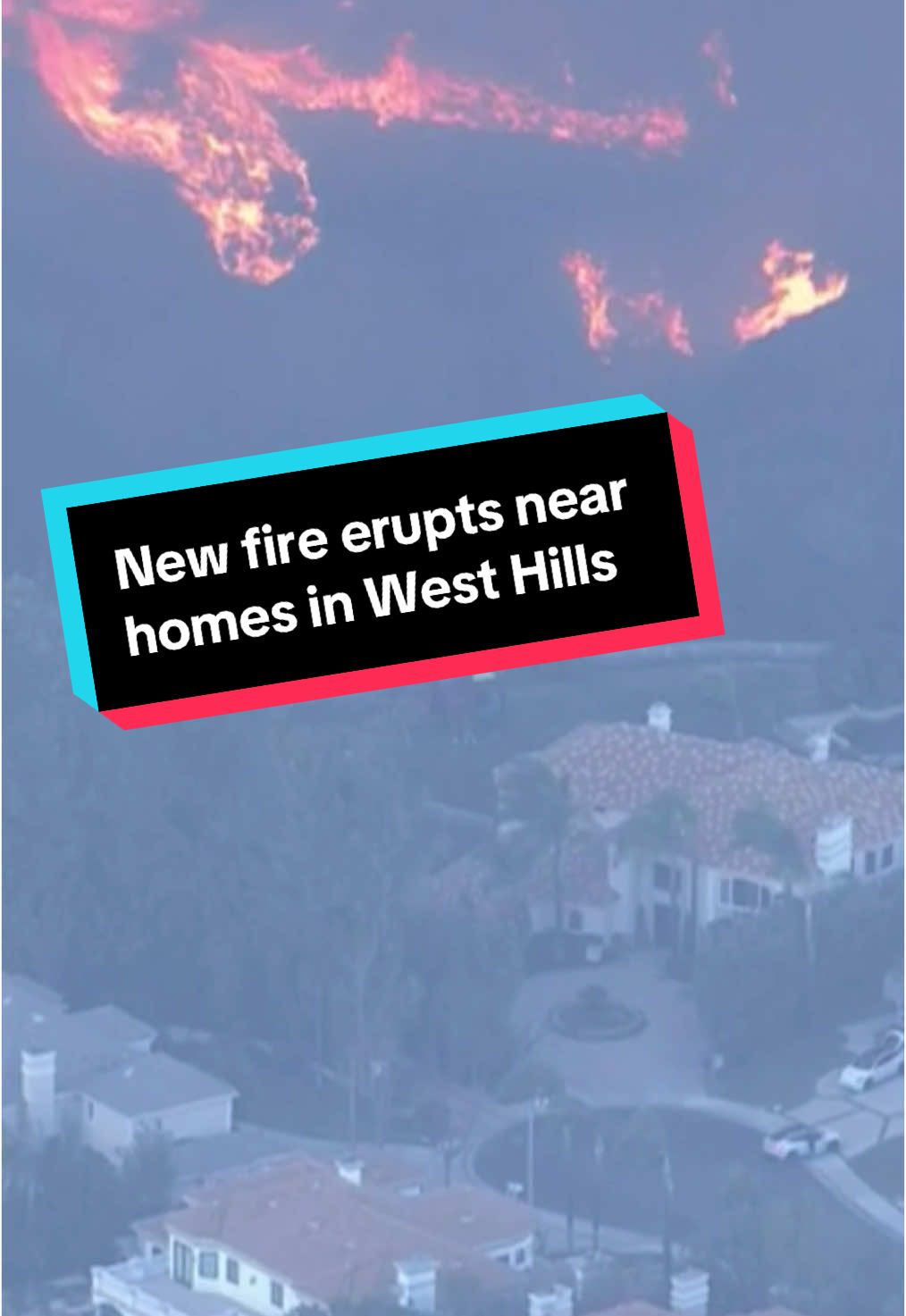 BREAKING: A new fire has broken out in the West Hills area. The #KennethFire has already exploded to 50 acres. The fire is near the 101 Freeway and Valley Circle Boulevard. #CaliforniaFires #StaySafe #WestHills #CaliforniaWildfires #LAfire #LAFires #CA #LA