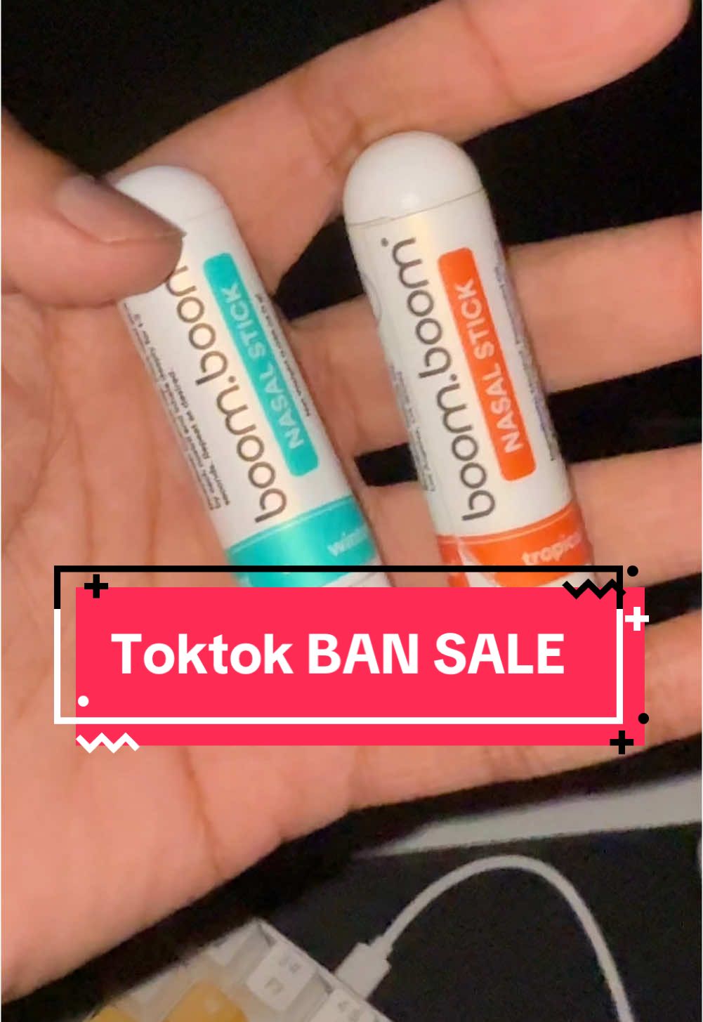 Since TikTok is getting banned, many things are on major sale on TikTok! #tiktokban #boomboom #nasalstick #fyp #wow #newitems 