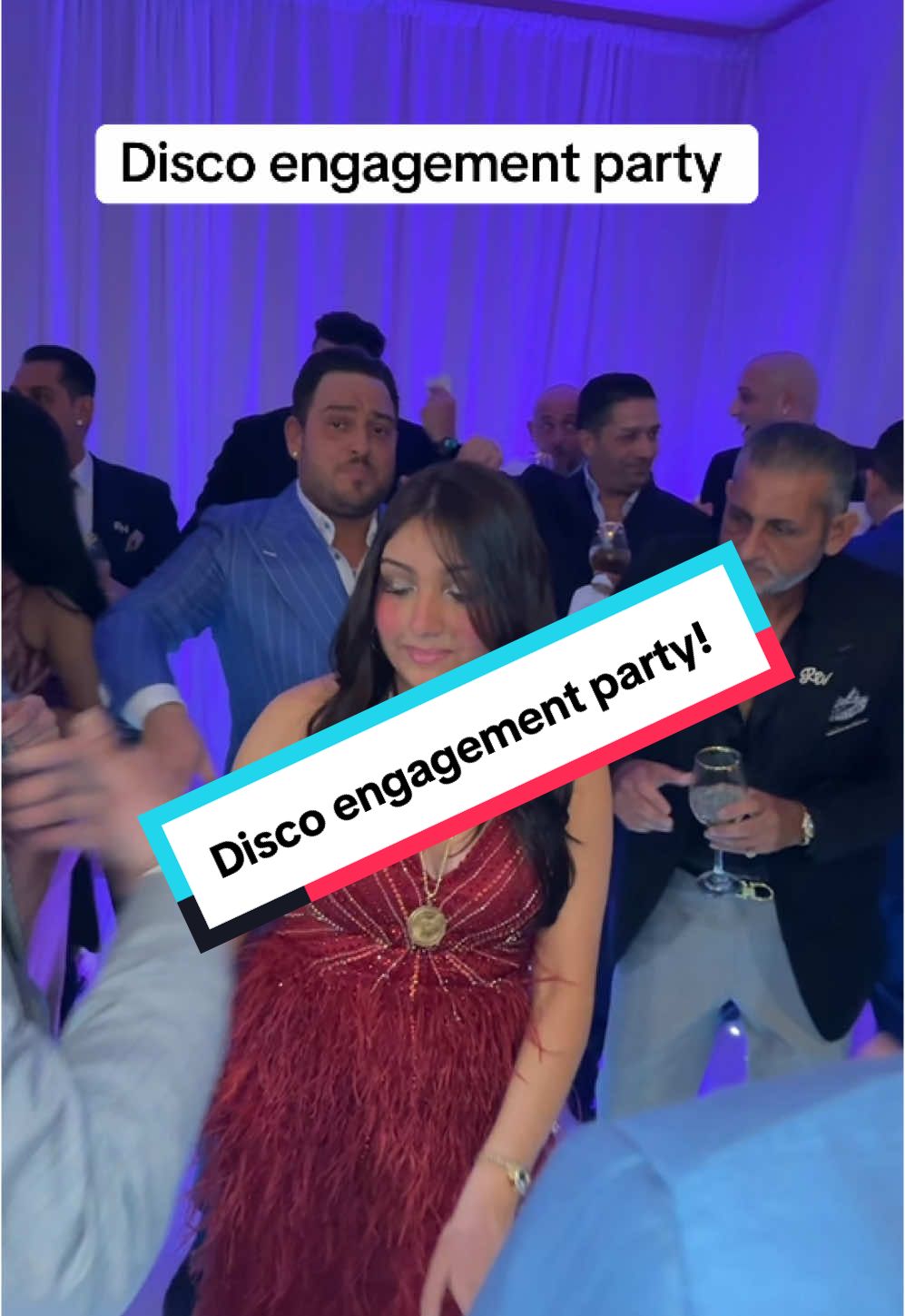 Went to a beautiful engagement party in Staten Island where the music was a 1970s disco theme and the family danced the night away on the dance floor!  Disco dancing  Dance Floor  Family party  Engagement party   70’s disco music 