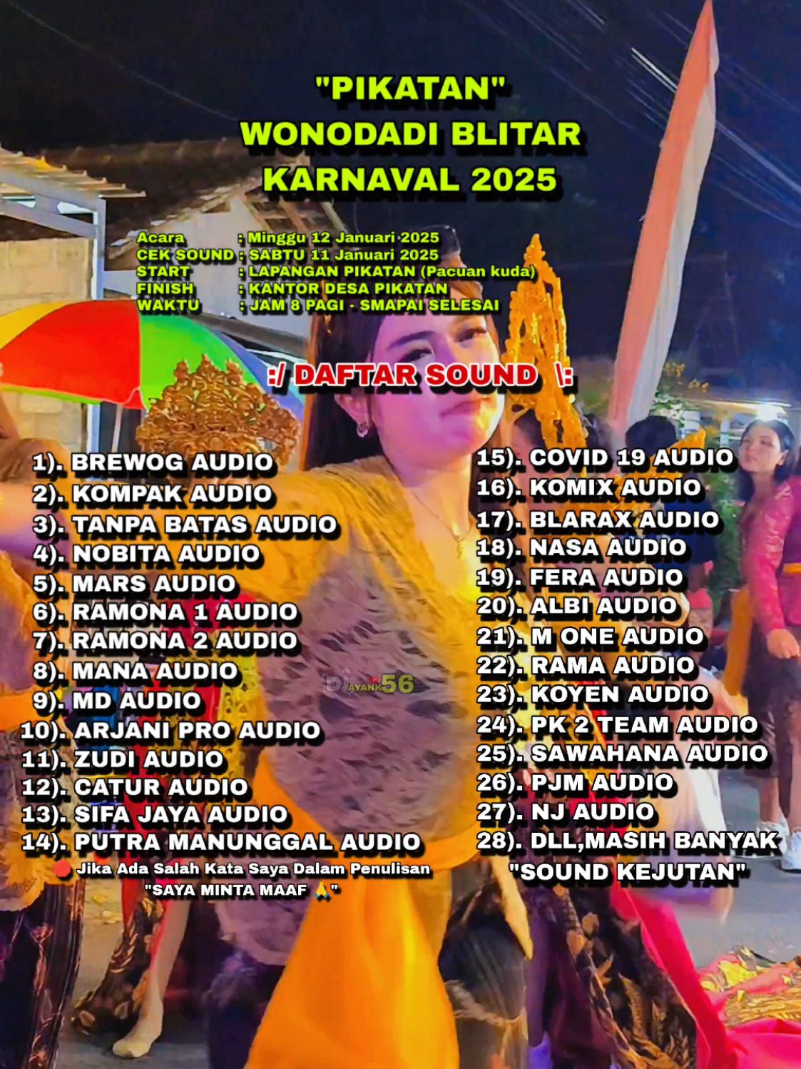 All in KARNAVAL DESA PIKATAN WONODADI BLITAR 2025🙌🔥🔥... #pikatanwonodadikabblitar #karnavalwonodadi #karnavalblitar #brewog_audio #karnavalsoundsystem #blitar24jam #fyp #fypviral #fypage  @nobitaboxcustom @djayank56story 