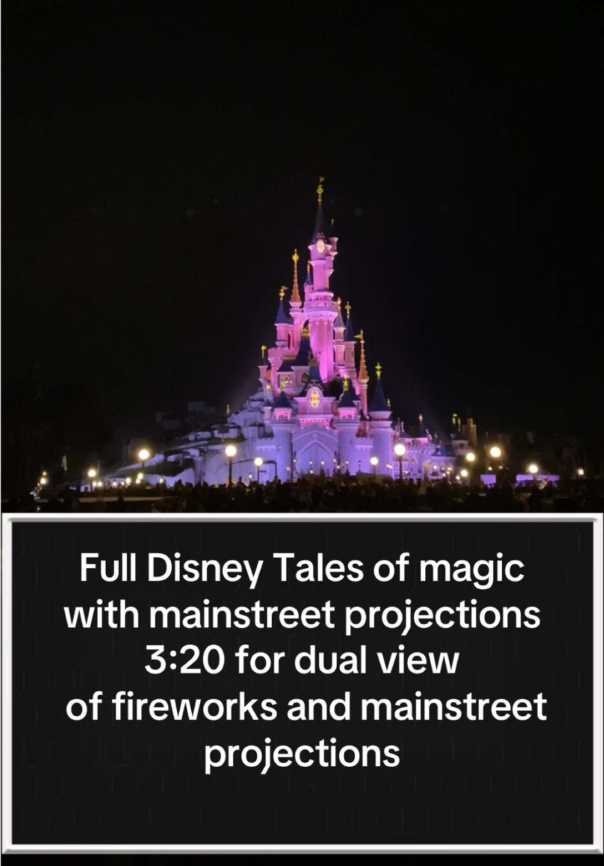 Worlds first Disney Tales of Magic Night time show at Disneyland Paris including Mainstreet Projections!!! #disney #disneylandparis #DisneyTalesOfMagic #DisneyCastLife #Newshow #Newfireworkshow #drones #fireworks #projections #2025 #castle #magical #new #amazing #grabatissue #emotional @Disneyland Paris ✨ @Disney Parks @Dronisos 