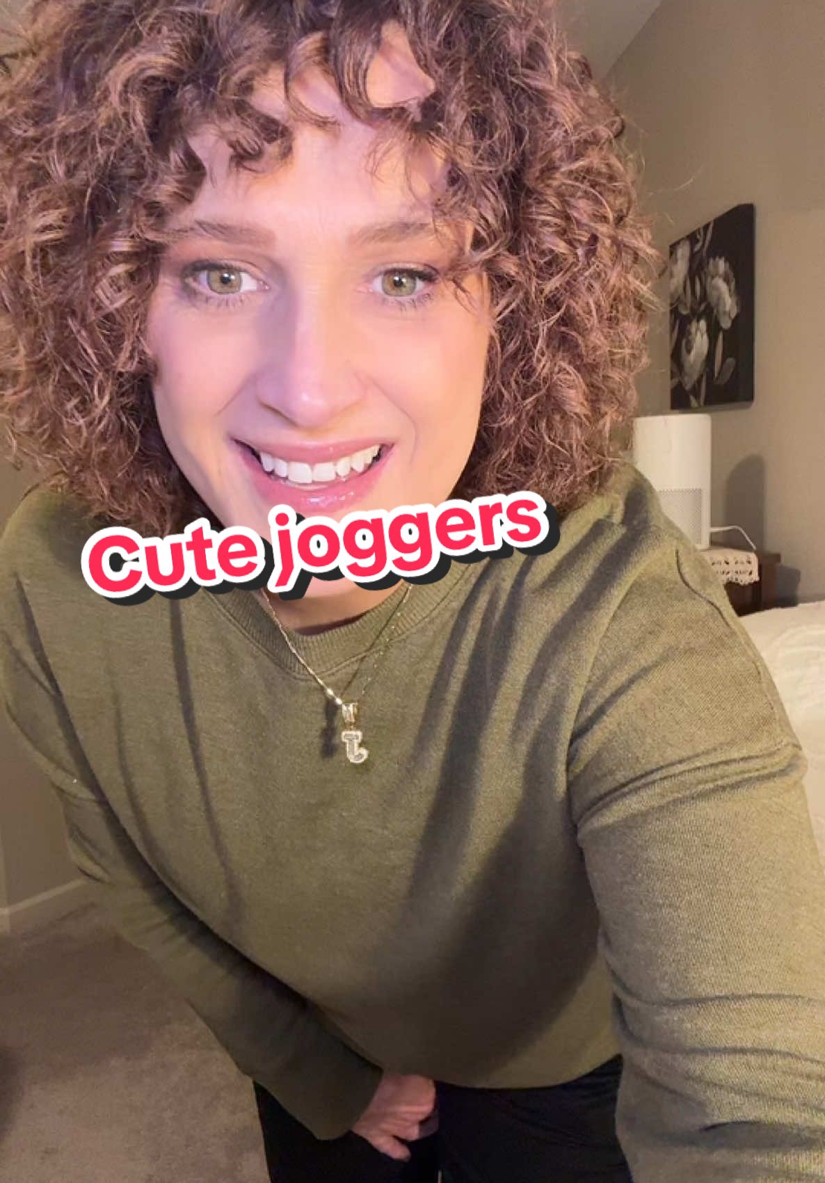 Adorable joggers highly recommend getting every color. #MomTalk #Joggers #Comfort #Adorable #Breathable #TikTokAffiliate #Missouri #Black #Curls.