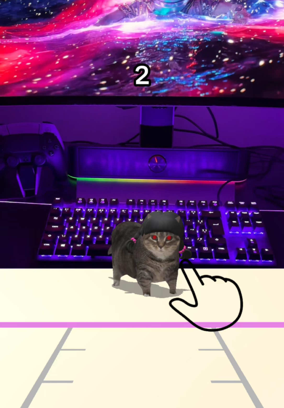 oiia oiia game #meme #cat #fyp #squidgame 