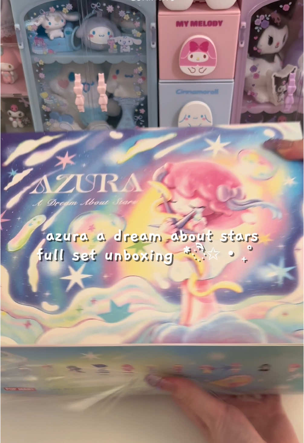 azura a dream about stars full set unboxing 🩵🩷 #popmart #popmartus #azura #unboxing #kawaii #blindbox #sanrio #asmr #fyp @POP MART US 