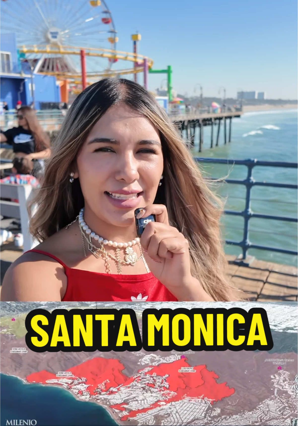 #SantaMonica antes del incendio en #California 😥 #prayforcalifornia 