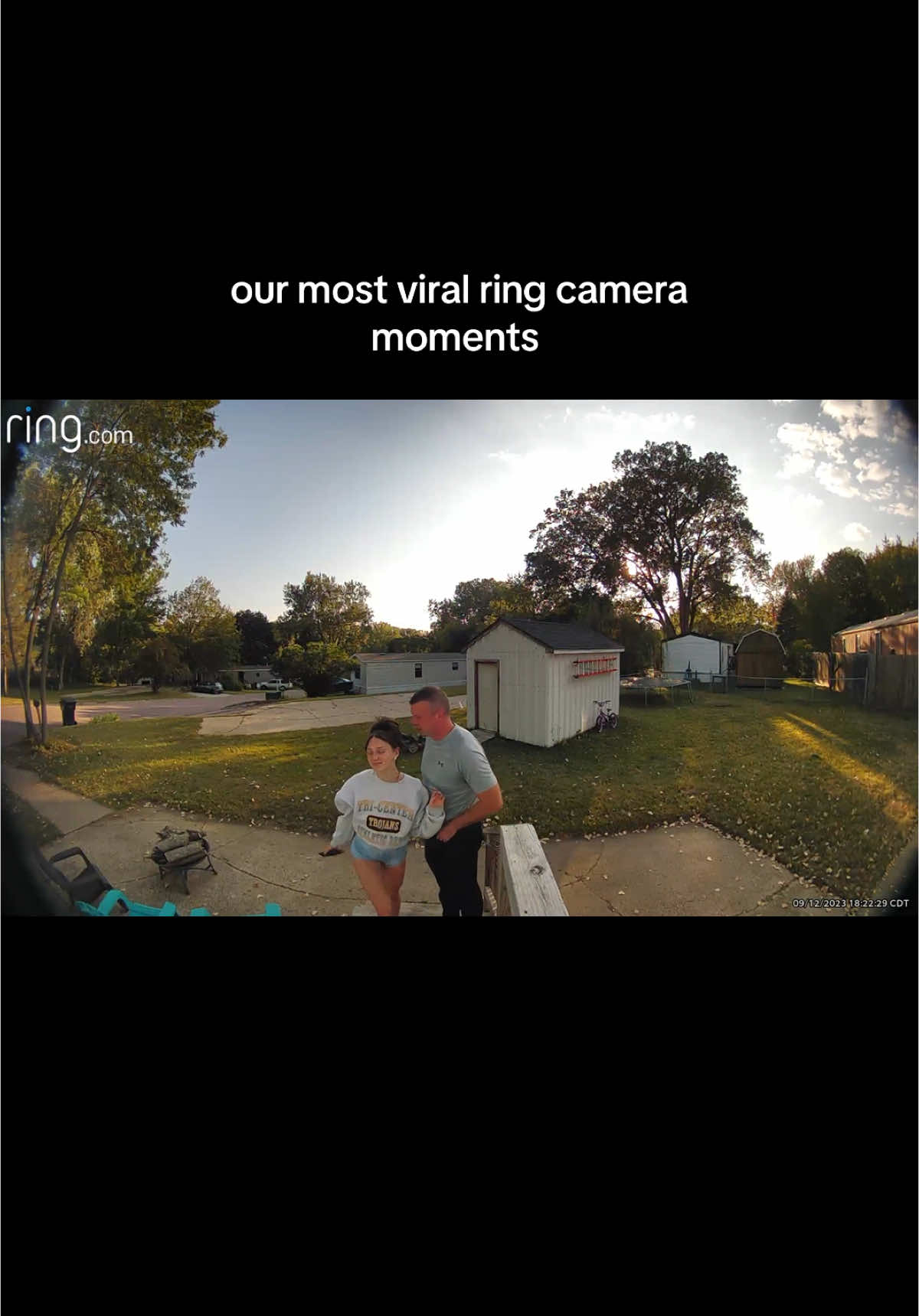 I miss greeting my man on the porch but it’s too cold outside and I’m too pregnant🤣 #ring #ringcamera #Home #viralvideo #agegap #million #bf #agegapcouple #myman 