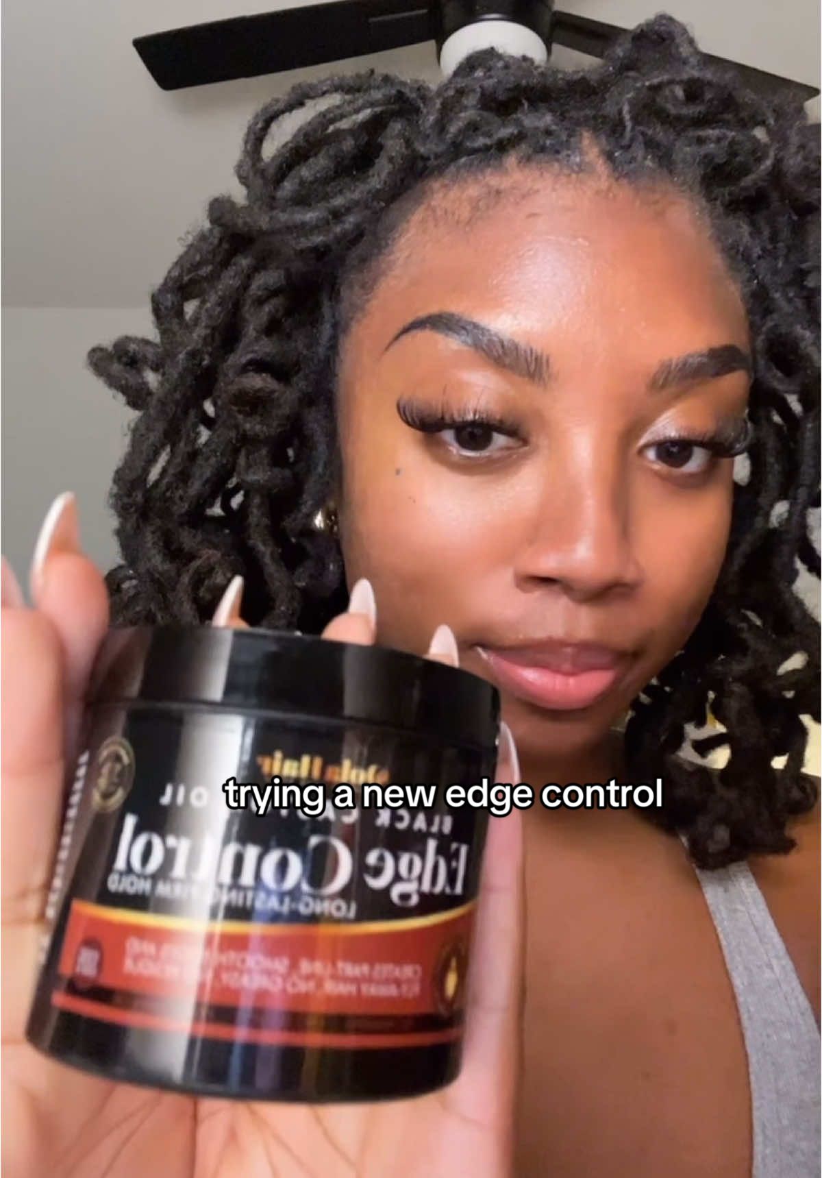 4b texture & loc friendly 😇 @DOLAHAIRCARE #edgecontrol #fyp #BlackTikTok #locs 