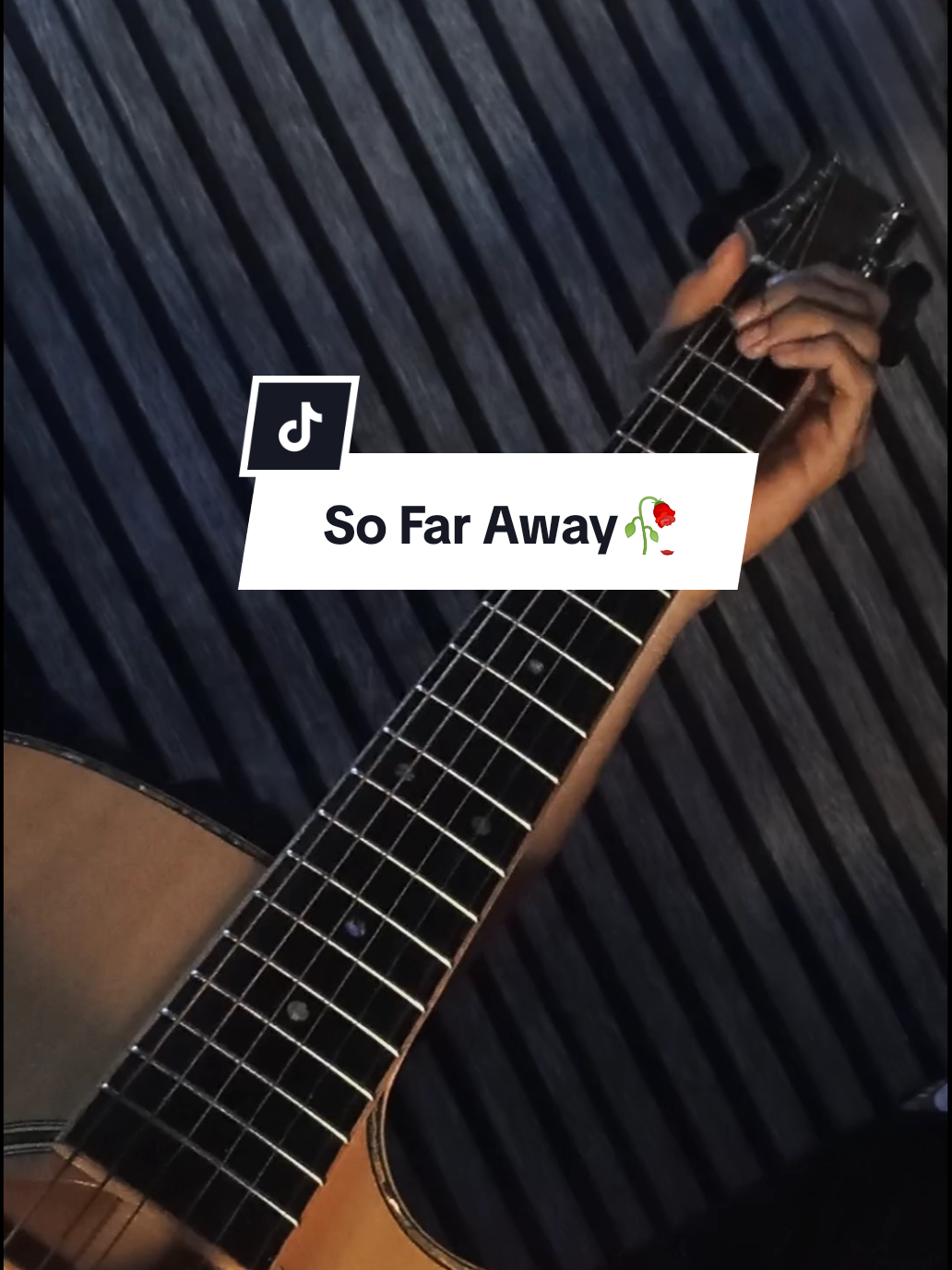 So Far Away🥀 #avengedsevenfold #a7x #therev #fingerstyle #guitartok #fypシ゚ #fyp 