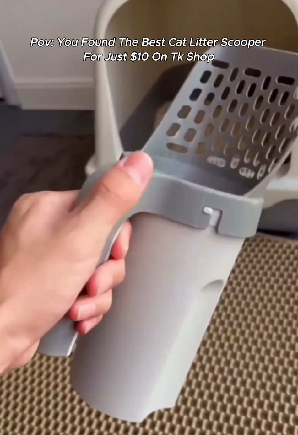 The best gadget for your take away your stink cat litter 😍comes free with the bags are easier for you to clean and save money 💴 #cat #catsoftiktok #catlitter #catlife #catlittershovel #cattok 