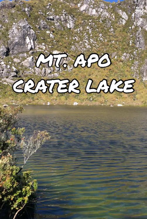 MT. APO CRATER FULL OF WATER #fyp #nature #mtapo 