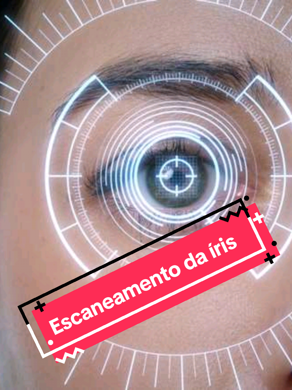 O escaneamento de íris é um procedimento que usa um dispositivo para capturar a imagem da íris do olho e gerar um código numérico para identificar o usuário. #chatgpt #tecnologia 