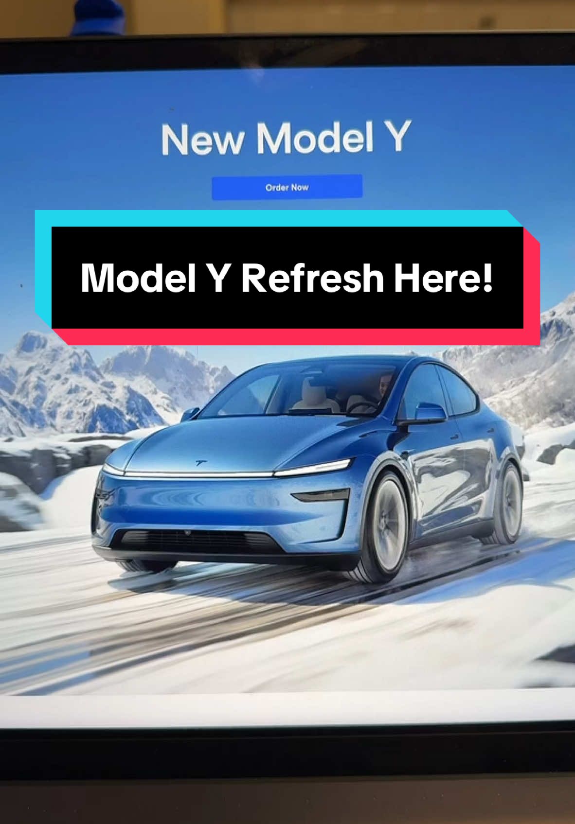 The Refresh Model Y is HERE! (Kind of) 😳 #tesla #modely #modelyrefresh #juniper #teslatok #teslamodely #teslaflex 