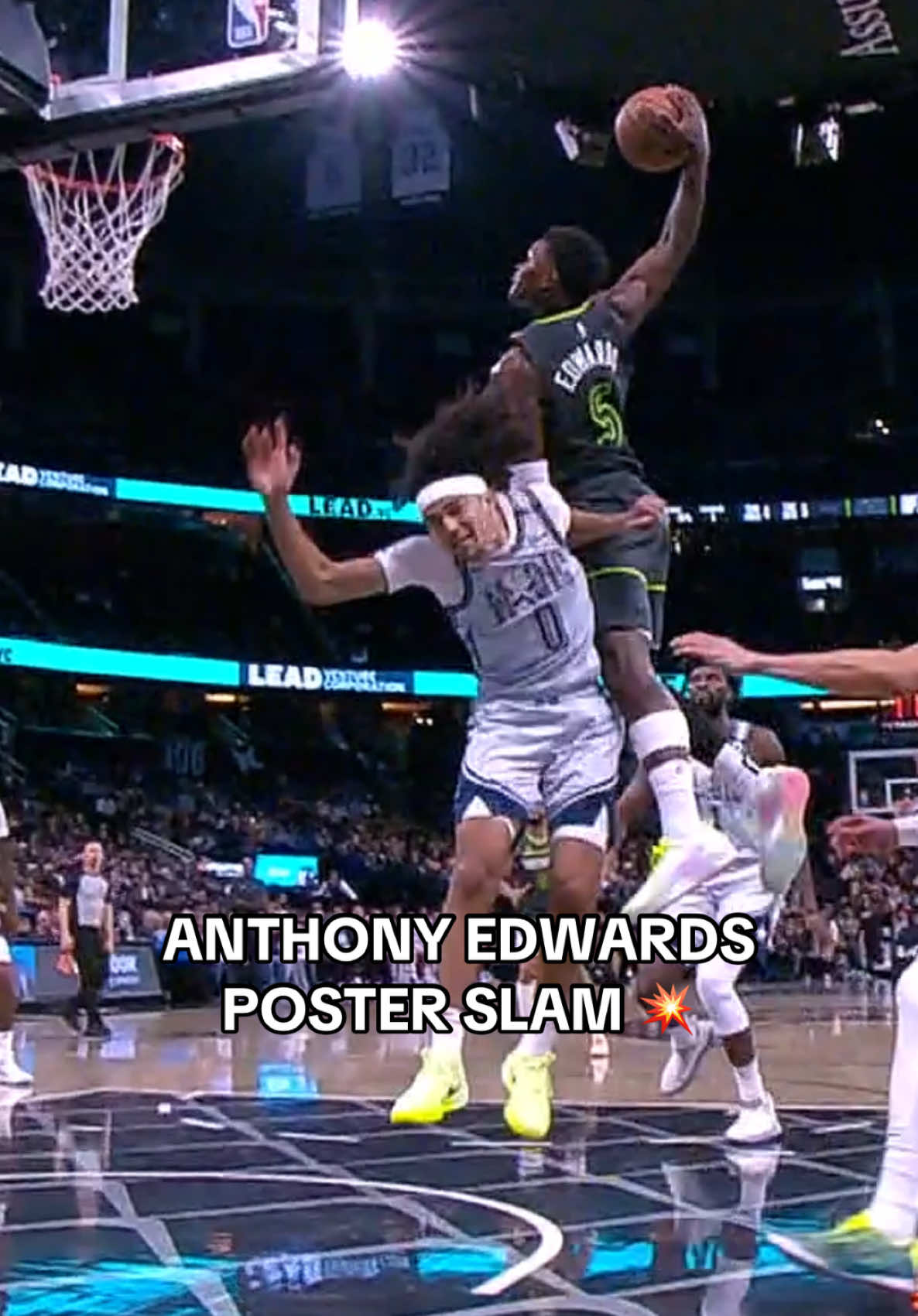 OMG @Anthony Edwards #NBA #Basketball #NBAHighlights #AnthonyEdwards #Dunk 