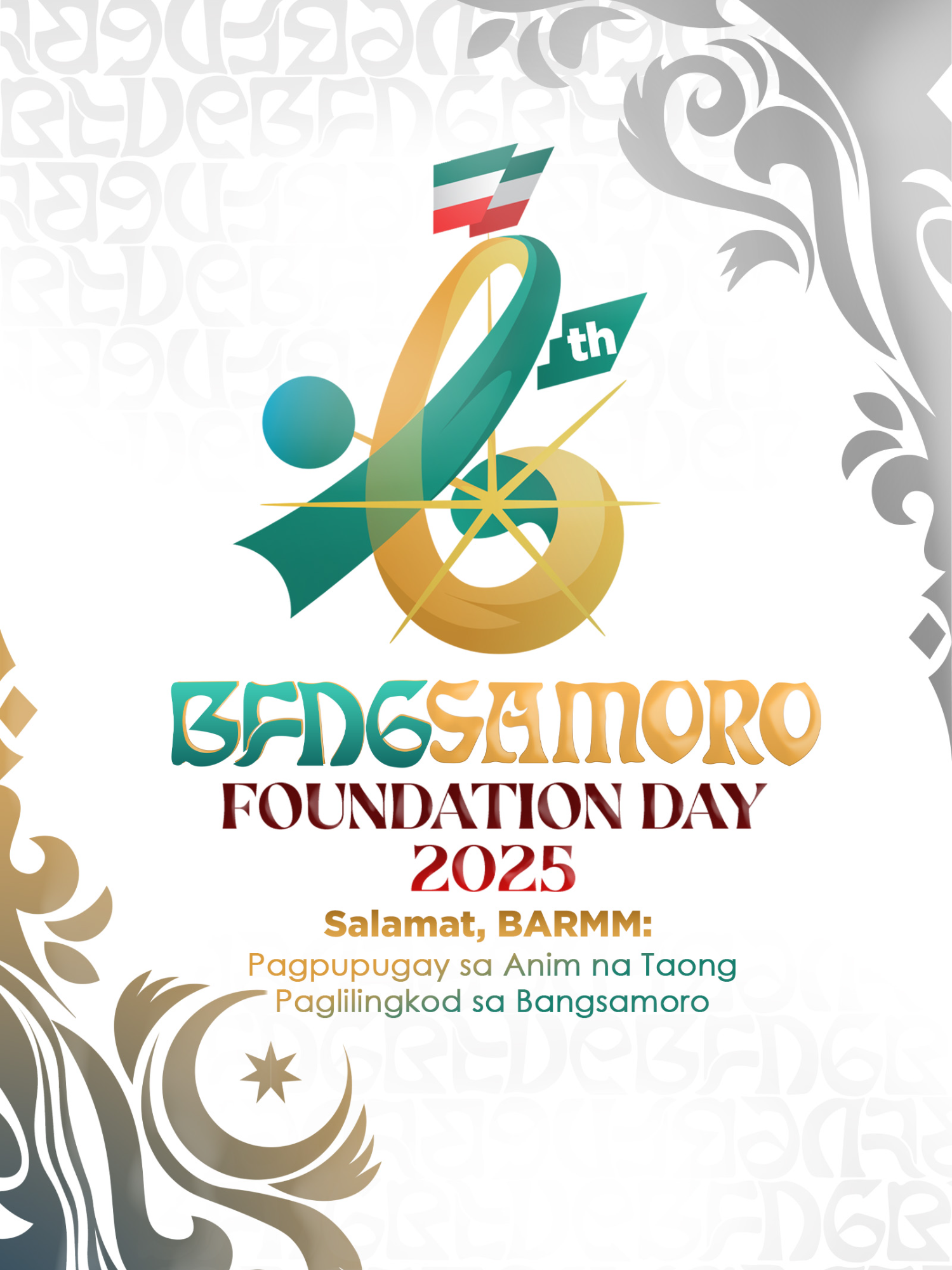 The Bangsamoro Information Office (BIO), in association with High Grounds Media, proudly presents “𝐓𝐡𝐞 𝐓𝐫𝐚𝐧𝐬𝐢𝐭𝐢𝐨𝐧: 𝐀𝐧 𝐈𝐧𝐬𝐢𝐝𝐞 𝐋𝐨𝐨𝐤 𝐚𝐭 𝐭𝐡𝐞 𝐁𝐚𝐧𝐠𝐬𝐚𝐦𝐨𝐫𝐨 𝐏𝐞𝐚𝐜𝐞 𝐏𝐫𝐨𝐜𝐞𝐬𝐬”. Take a journey through history and hope as we unveil the stories behind the Bangsamoro peace process. Featuring exclusive interviews with BARMM key officials and pivotal voices, this documentary offers an unprecedented perspective on the region’s path to meaningful self-governance. To premiere on January 24, 2025, during the 𝐁𝐀𝐑𝐌𝐌'𝐬 𝟔𝐭𝐡 𝐅𝐨𝐮𝐧𝐝𝐚𝐭𝐢𝐨𝐧 𝐀𝐧𝐧𝐢𝐯𝐞𝐫𝐬𝐚𝐫𝐲 weeklong celebration. #BFD2025 #BangsamoroFoundationDay #BangsamoroGovernment