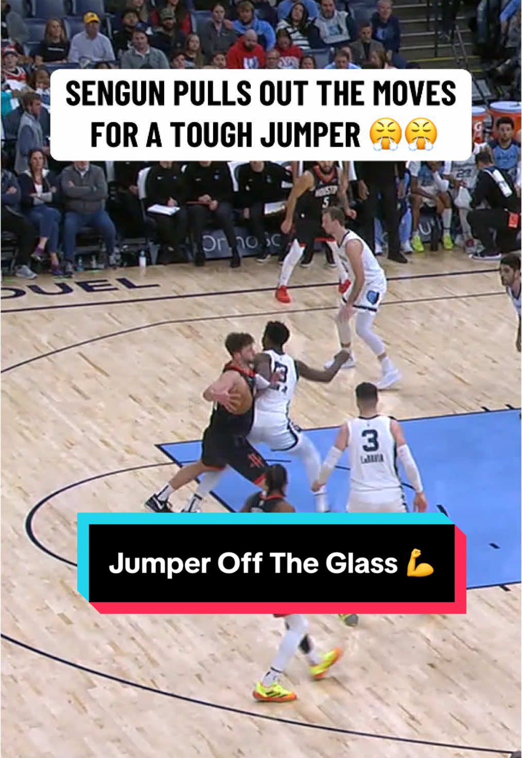 SENGUN is too smooth with these moves 😎😎 #NBA #Basketball #Cavs #NBAHighlights 