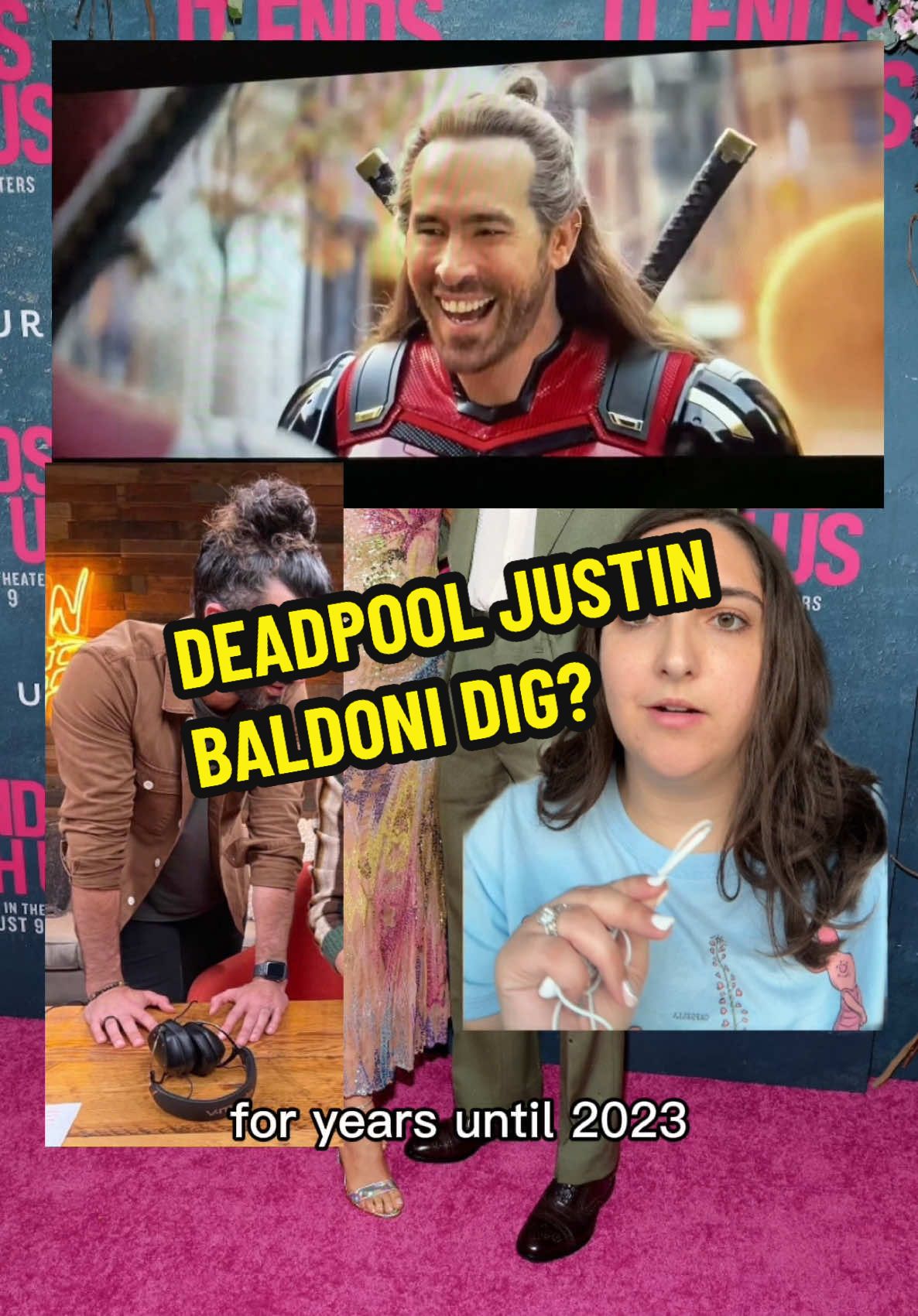 Do you think this comment in Deadpool was a dig at Justin Baldoni? #justinbaldoni #ryanreynolds #blakelively #deadpool #itendswithus 