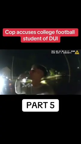 Cop falsely accuses football player for a DUI😬