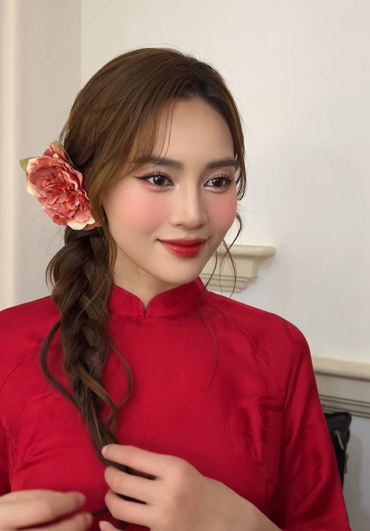 Nàng xuân Lan Ngọc, gợi ý bạn outfit cho bộ ảnh đầu xuân, makeup & hair by #teamhiwon 