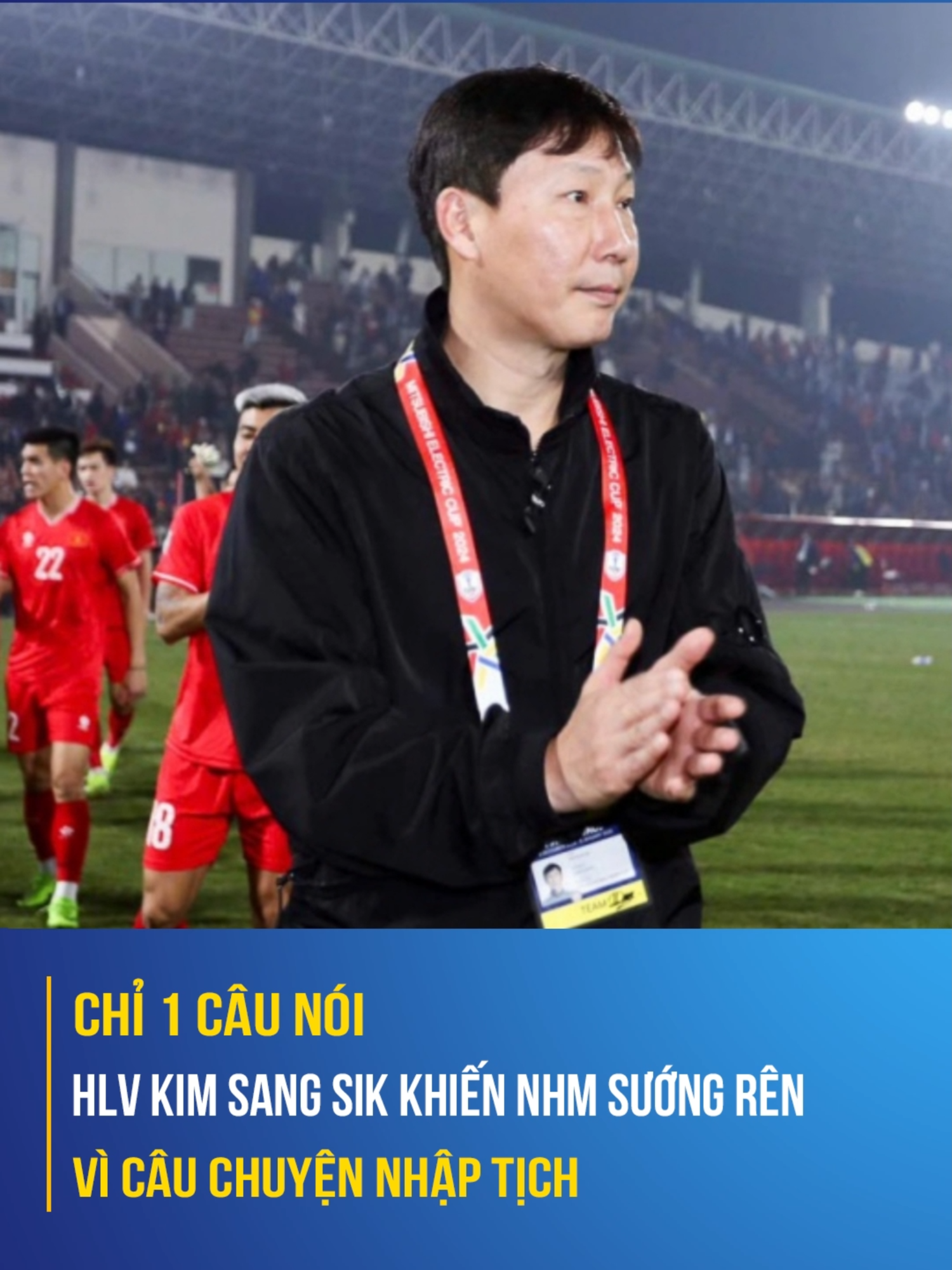 Chỉ 1 câu nói, HLV Kim Sang Sik khiến NHM sướng rên vì câu chuyện nhập tịch #SportsOnTikTok #bongdalive #sports #bongda #thethaomoingay #fyp #ASEANUtdFC #MitsubishiElectricCup