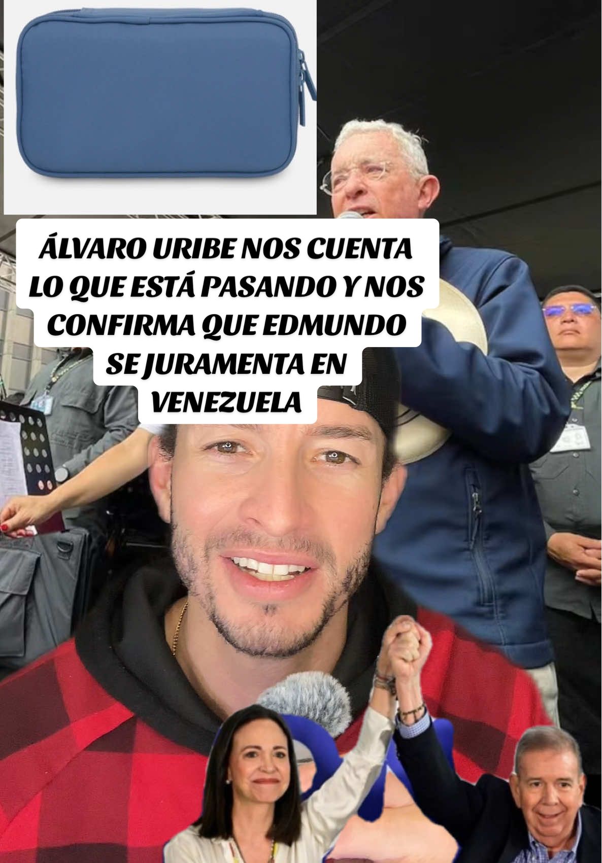 #greenscreen Álvaro Uribe nos cuenta lo que está pasando y nos confirma también que Edmundo se juramenta en Venezuela mañana #elflacowillnoticias #parati #venezuelalibre 