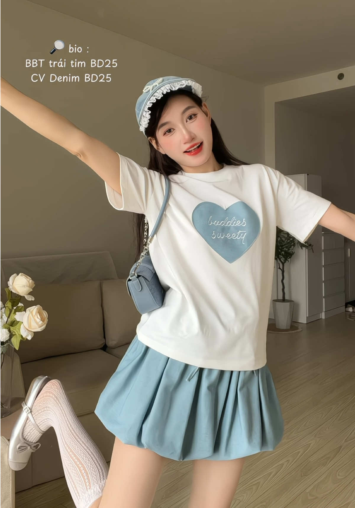 Ỏ cute dữ dị nè, mặc daily cũng đáng yêu luônn #buddies25 #babytee #cuteoutfits #áothun #goclamdep #LearnOnTikTok #vulaci #fyb #phốiđồđẹp 