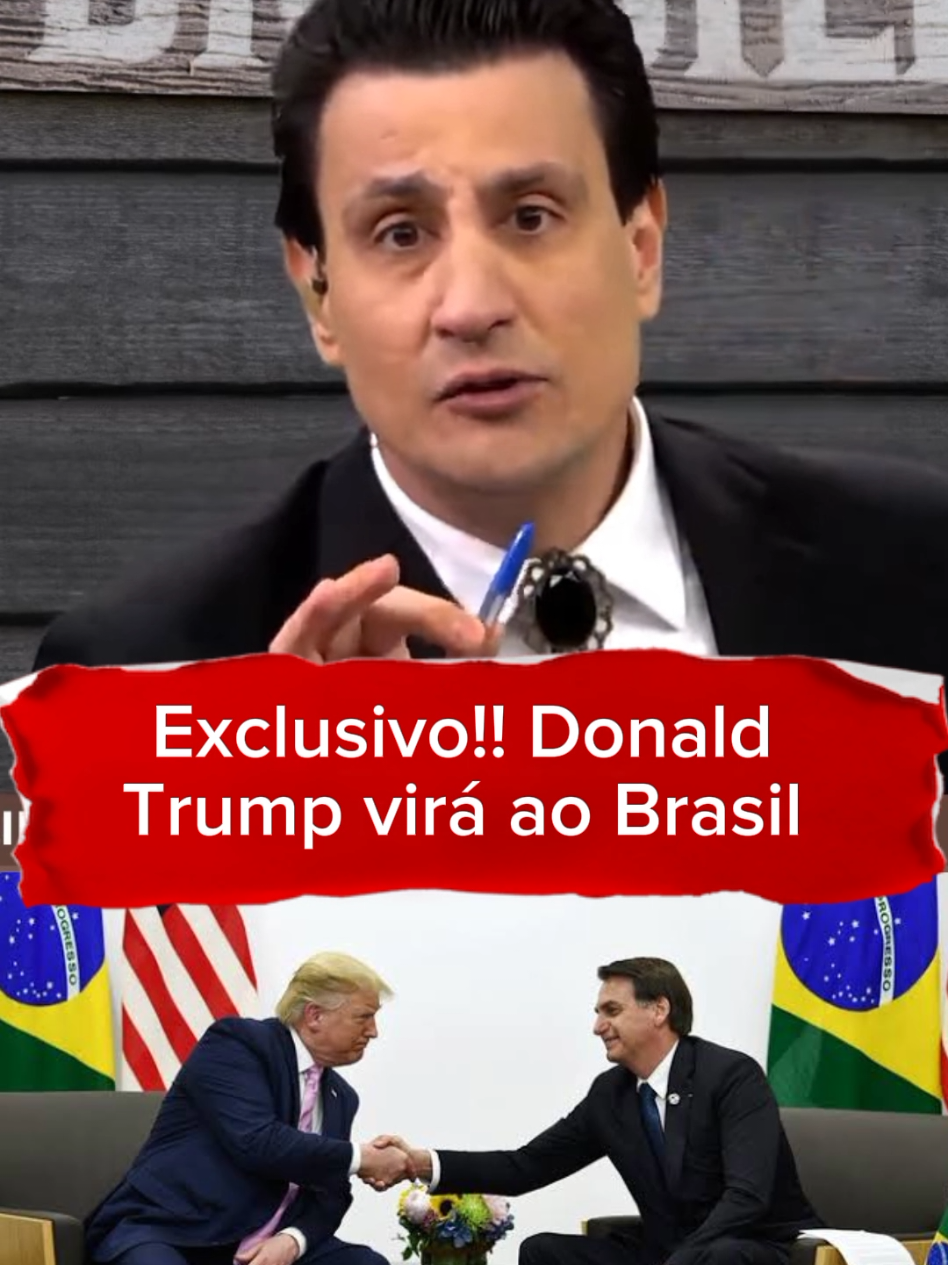 Exclusivo!! Donald Trump virá ao Brasil #brasil #donaldtrump #ElonMusk #democracia #bolsonaro #posse #estadosunidos🇺🇸 