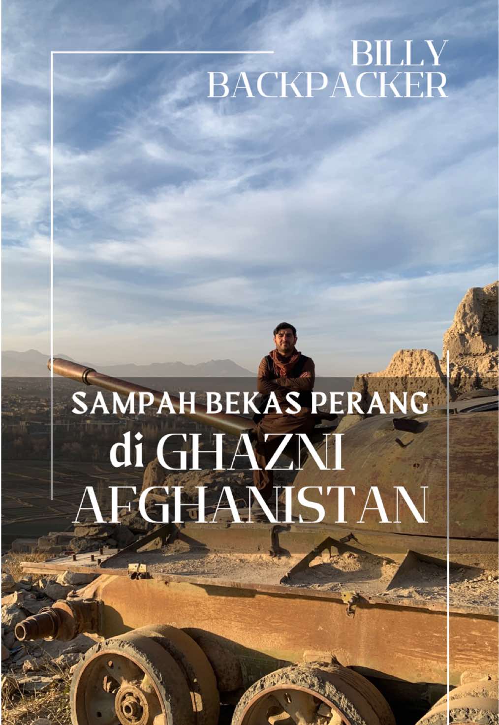 Sedikit cuplikan perjalanan saya di Kota Ghazni, Afghanistan. Mengunjungi lembah yang penuh dengan sampah tank bekas perang Russia dulu.  ##afghanistan #ghazni #ghazniempire #tank 