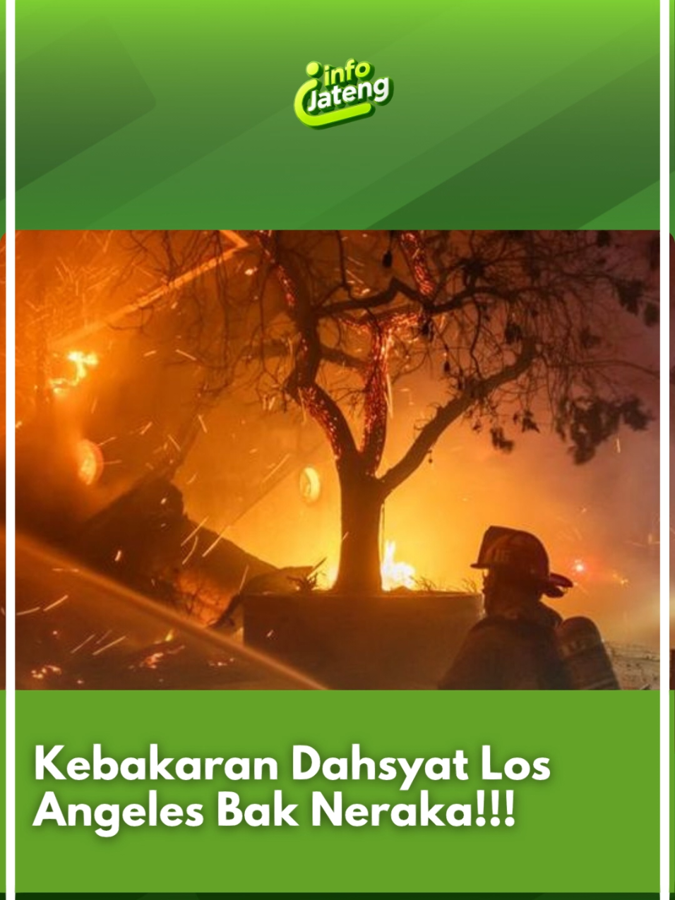 Berita Internasional!! Kebakaran lahan dahsyat melanda Los Angeles bak nearaka. Api telah meludeskan area seluas 11.800 hektare, termasuk banyak rumah dan bangunan lain. Saat ini, Presiden Amerika Serikat (AS) Joe Biden telah mengumumkan status Bencana Besar terkait kebakaran ini. Baca selengkapnya di https://www.inews.id/news/internasional/kebakaran-dahsyat-los-angeles-bak-neraka/all #infoupdatejateng  #beritahariini #kebakaran #losangeles #kejadianhariini #beritatiktok #beritaviral #kebakaranhutan #amerika 