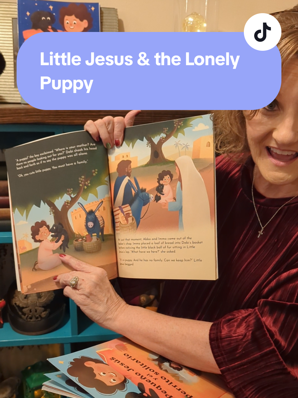 Little Jesus & the Lonely Puppy will not disappoint!!!  Add our family-created, family-owned book collection to your shelves now! Head over to @Amazon and look up #littlejesuschronicles!  #littlejesus #amazonfinds #familybusiness #readersoftiktok #authorsoftiktok #churchtiktok #fyp #childrensbooks #childrensauthor #biblestudy #youthgroup #christiantok #likeandfollow #likeandshare #supportsmallbusiness 