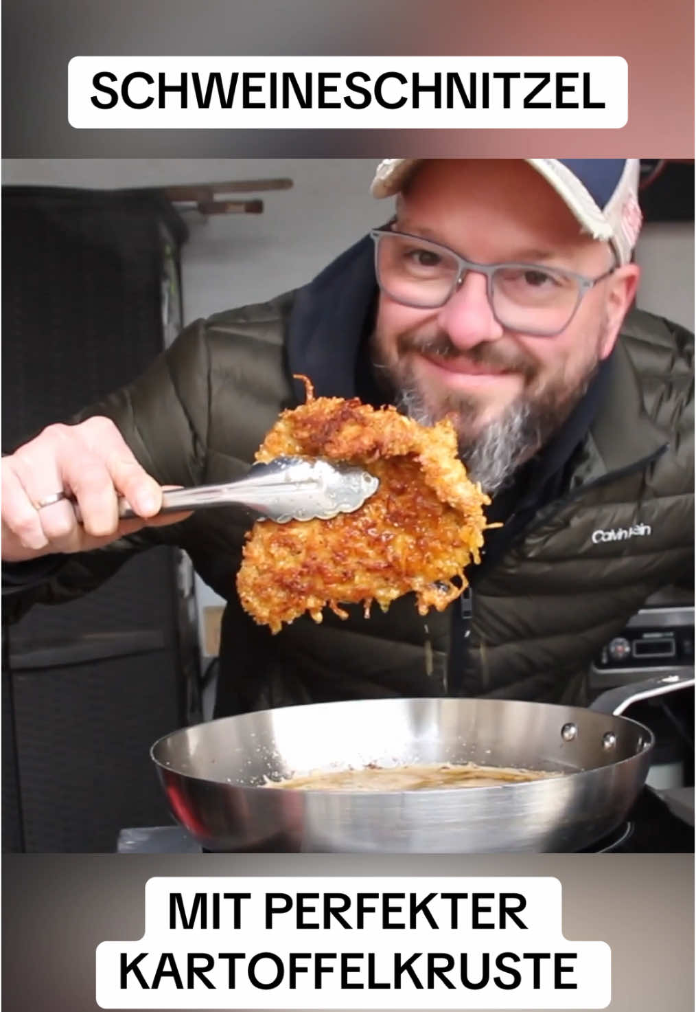 Schweineschnitzel mit KARTOFFELKRUSTE - die BESTE PANADE für dein SCHNITZEL ZUTATEN: 2 mittlere Kartoffeln 5 Schweinerückensteaks 1 TL Salz und Pfeffer 150g Mehl 3 Eier 150g Panko 2 EL BBQ-Rub #fy #fyp #foryou #foryoupage #grill ##outdoor #grillrezepte #barbeque #0815bbq #grillen #rezept #rezepte #smoker #bbq #bbqtiktok #bbqfood #schnitzel #schwein #schweineschnitzel #kartoffel #kartoffeln #kruste #panade #fleisch 