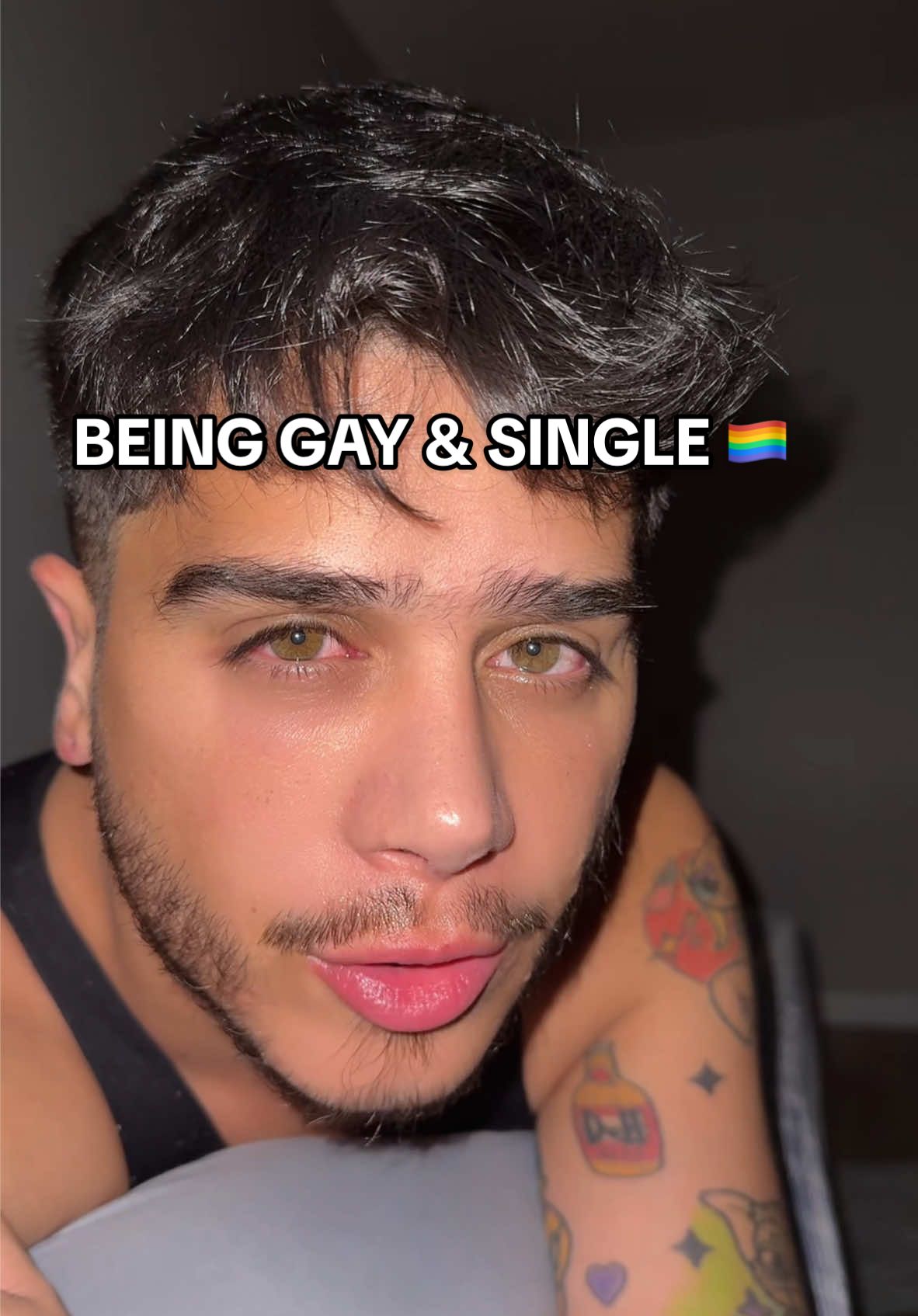 just because you’re gay and single doesn’t mean you have to feel desperate. You don’t have to rely solely on dating apps. You can meet guys at a bar, in group classes, or so many other places. There are so many different ways to connect with people. I know dating apps are super accessible, but you are so much more than just your body. You’re more than the physical side you put out there. You are meant to be here and deserve to find someone who values all of you. #gaytok🏳️‍🌈 #gaytiktok #lgbt #gaylove #gaycommunity🏳️‍🌈 #grindr #lgbtcouples 