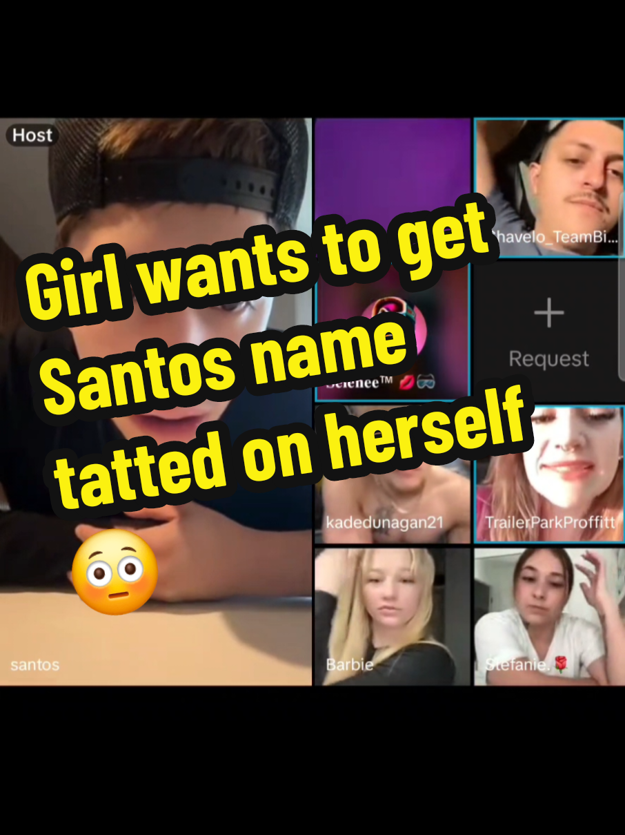 Why this girl wants Santos name tatted on her i do not know #ashtrevinolives #ashleytrevino #ashtrevino #ashtrevinodrama #ashandsantos #santos #santossalazar 